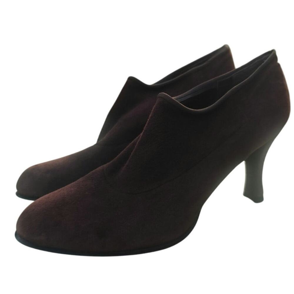 Brown Stuart Weitzman suede ankle booties sz sz 8.5
